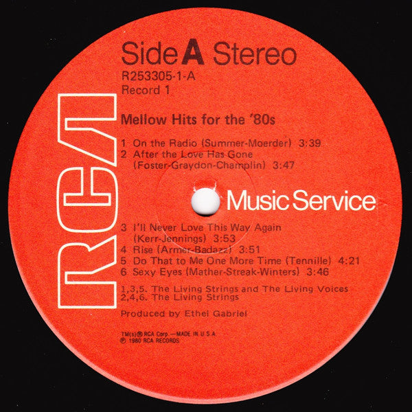 Mellow Hits For The '80s *SEALED* | Mint (M) Mint (M)- X Vinyl Record