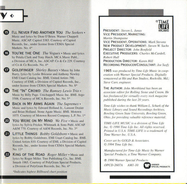 AM Gold 1965 *CD* | Mint (M) Mint (M)