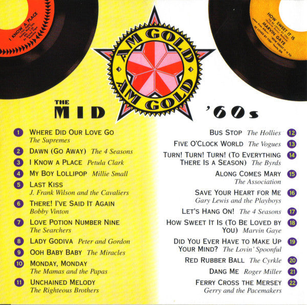 AM Gold - The Mid-'60s *CD* | Mint (M) Mint (M)
