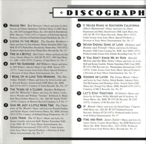 AM Gold (The Early '70s) *CD* | Mint (M) Mint (M)