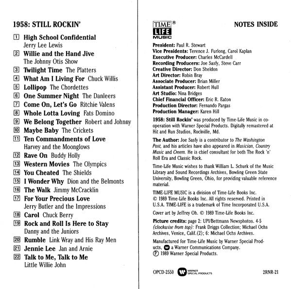 1958 Still Rockin' *CD* | Mint (M) Mint (M)