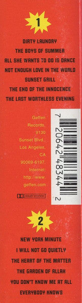 Actual Miles (Henley's Greatest Hits) *CASSETTE* | Near Mint (NM) Near Mint (NM)