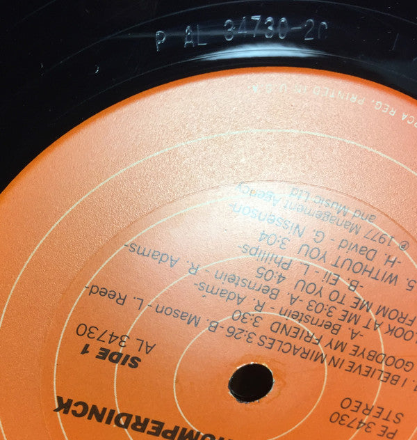 Miracles By Engelbert Humperdinck | Near Mint (NM) Near Mint (NM)