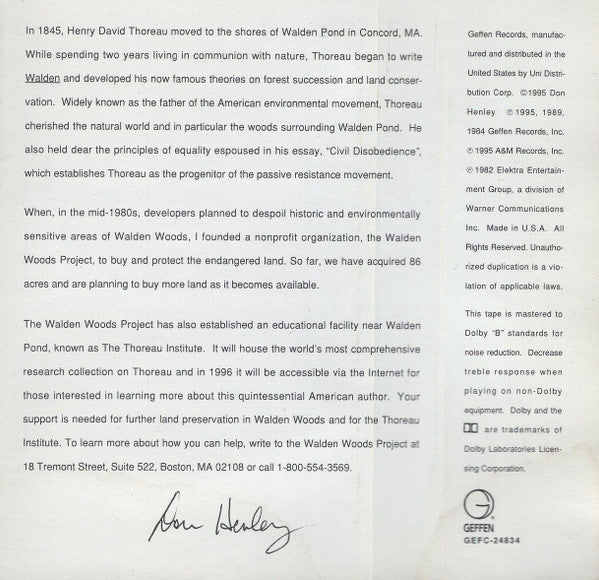 Actual Miles (Henley's Greatest Hits) *CASSETTE* | Near Mint (NM) Near Mint (NM)