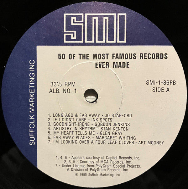 50 Of The Most Famous Records Ever Made Album No. 1 | Near Mint (NM) Near Mint (NM)