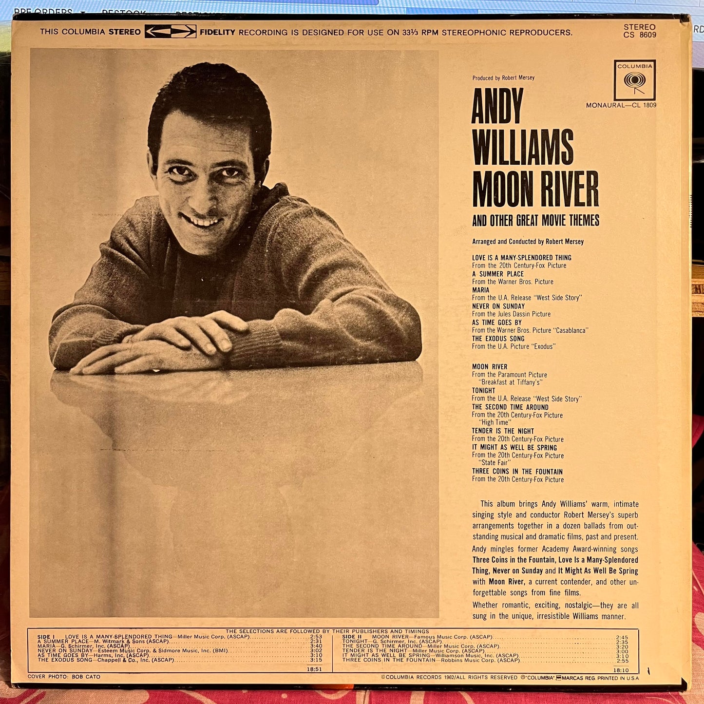 Moon River And Other Great Movie Themes | Very Good Plus (VG+) Very Good Plus (VG+)