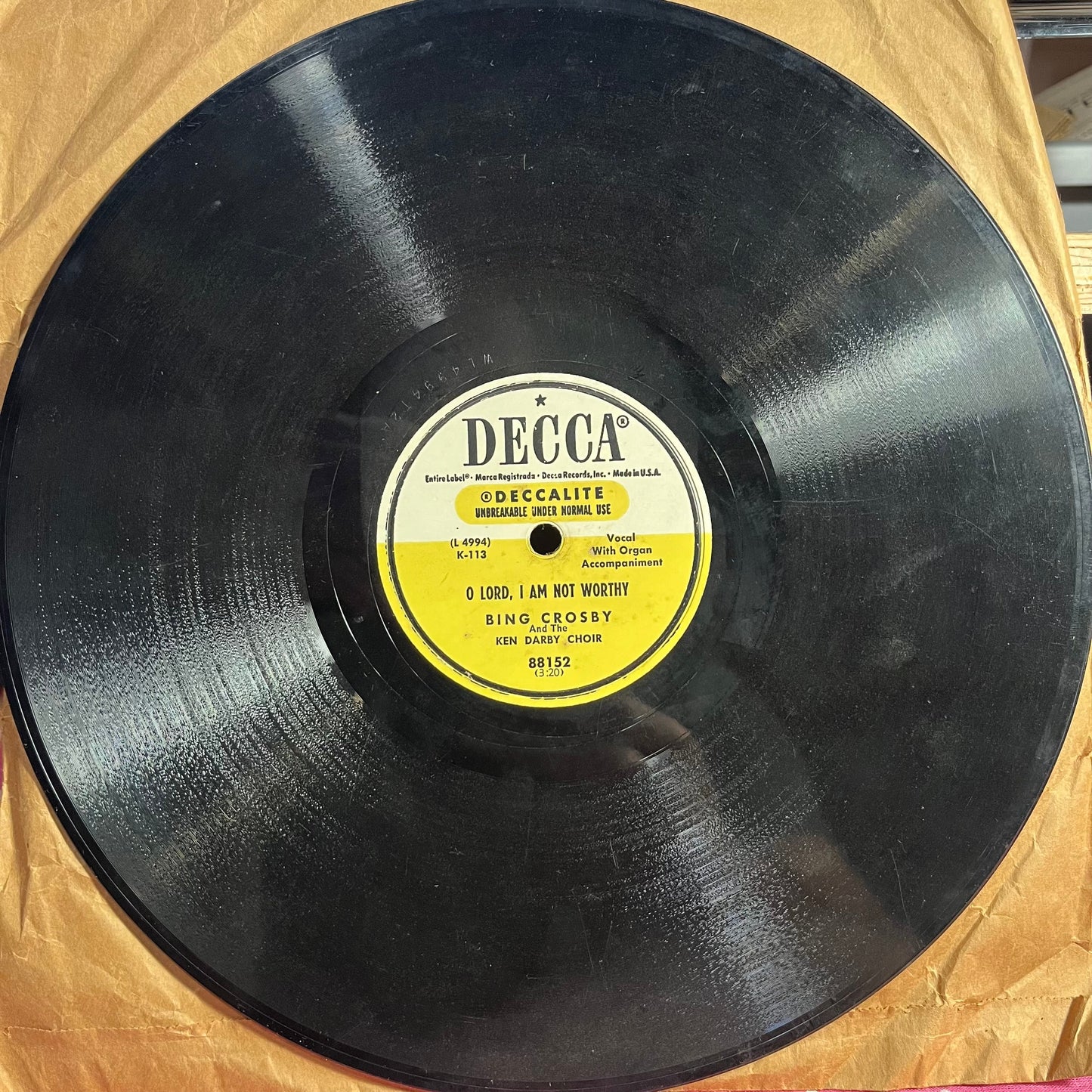 MOTHER DEAR O PRAY FOR ME *78 RPM* | Very Good (VG) Generic
