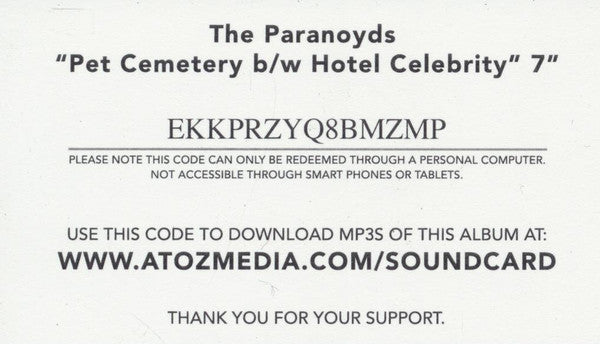 Pet Cemetery (7" VINYL) | Mint (M) Mint (M)