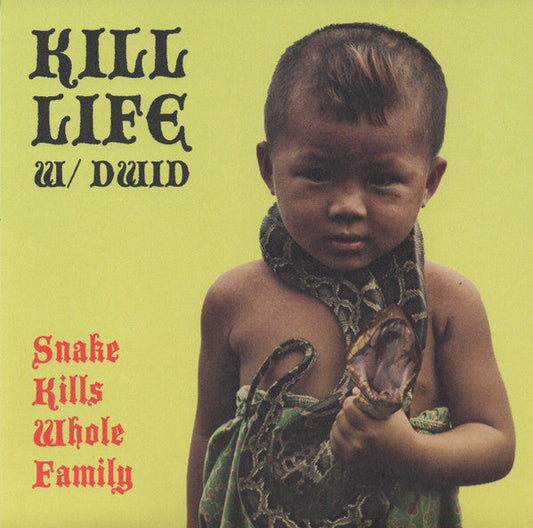 Snake Kills Whole Family / S.I.L. (RED VINYL 7") | Mint (M) Mint (M)