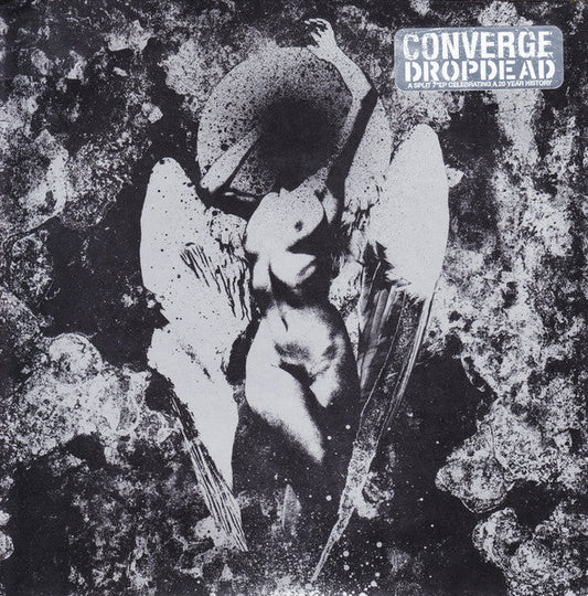 Converge / Dropdead (7" COLOR BONG' VINYL) *ORANGE/GREY* | Mint (M) Mint (M)