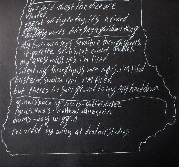 There's Nothing Up There But Heavy Clouds (7" WHITE VINYL) | Mint (M) Mint (M)