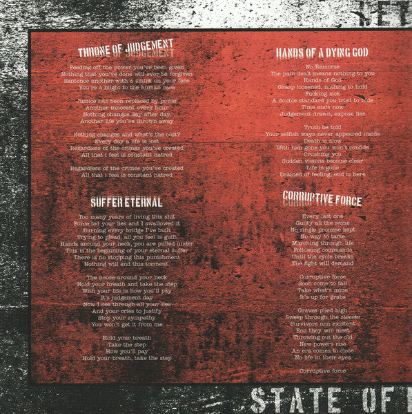State Of Emergency (7" TRANSPARENT RED VINYL) | Mint (M) Mint (M)
