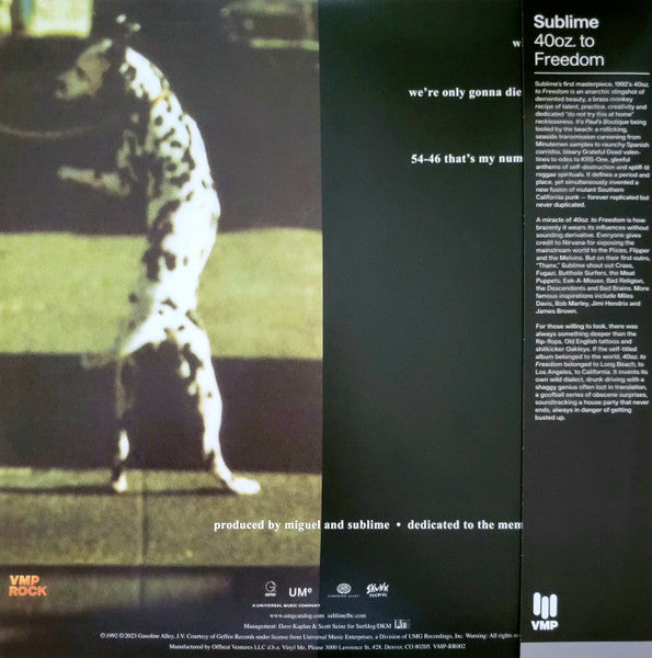 40oz. To Freedom (2xGALAXY VINYL - VMP) | Mint (M) Mint (M)