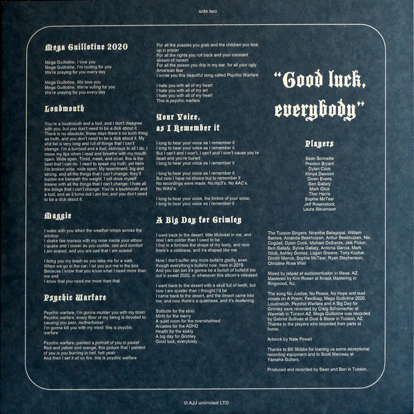 Good Luck Everybody | Mint (M) Mint (M)