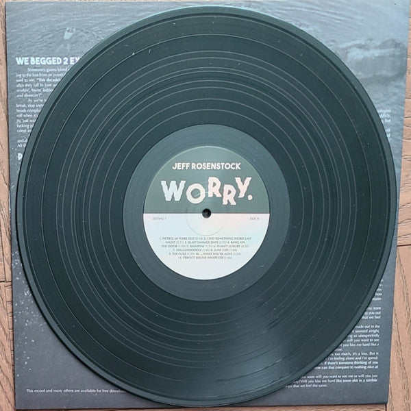 Worry. *DINGED* (VINYL) | Mint (M) Excellent (EX)