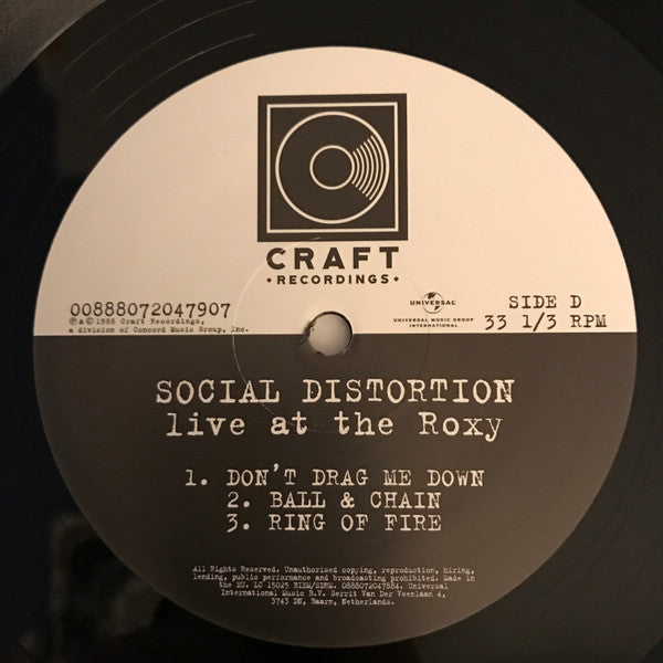 Live At The Roxy | Mint (M) Mint (M)