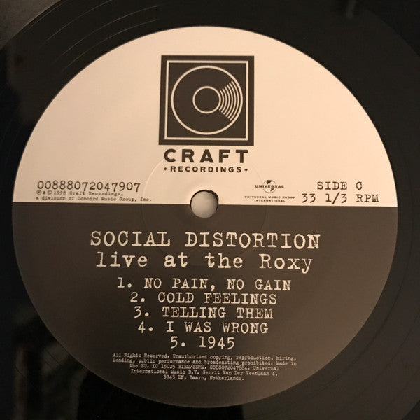 Live At The Roxy | Mint (M) Mint (M)