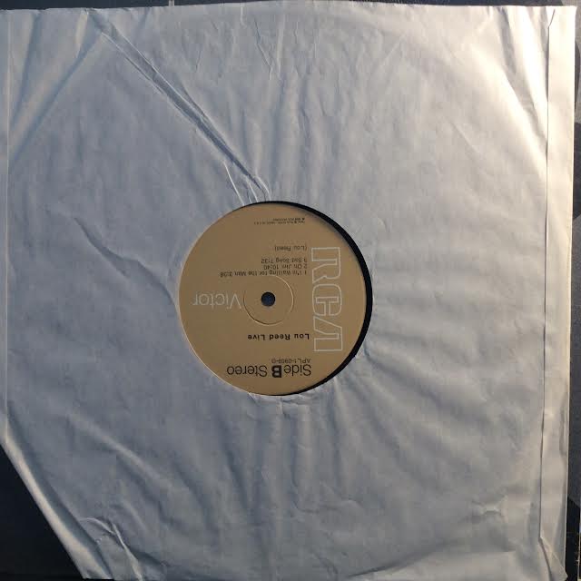 Lou Reed Live (VINYL) | Excellent (EX) Excellent (EX)