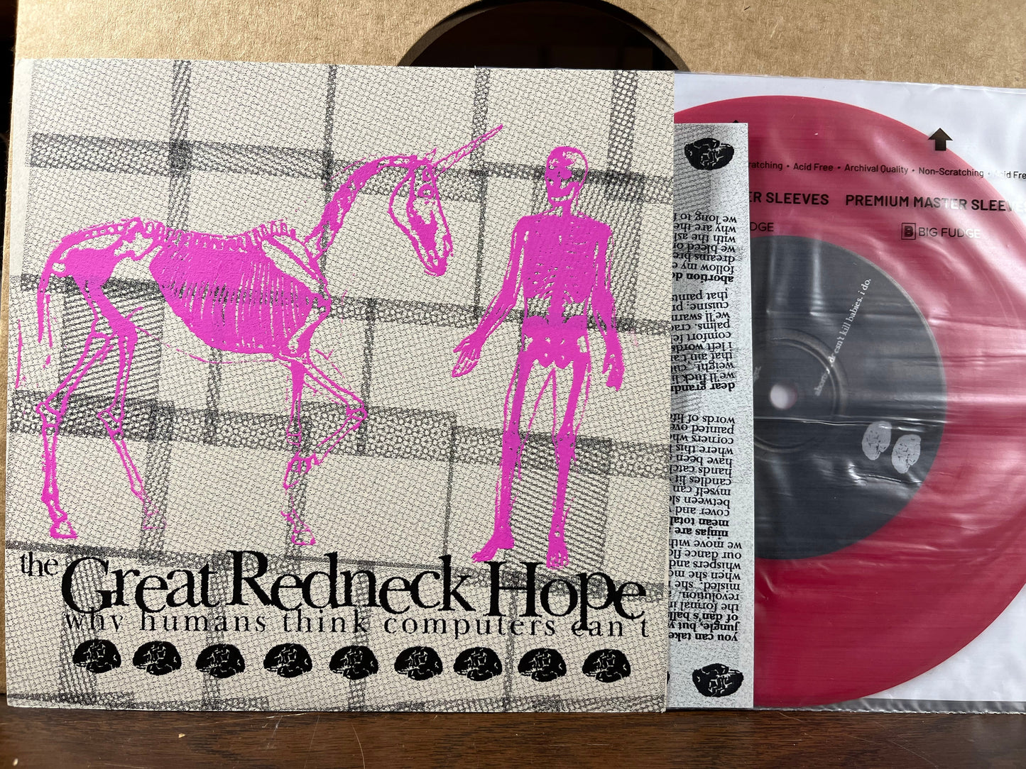 Why Humans Think Computers Can't (RED 7" VINYL) | Near Mint (NM or M-) Near Mint (NM or M-)