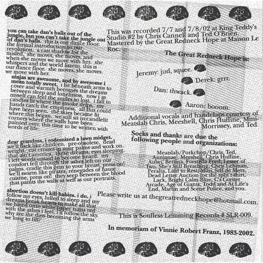 Why Humans Think Computers Can't (RED 7" VINYL) | Near Mint (NM or M-) Near Mint (NM or M-)