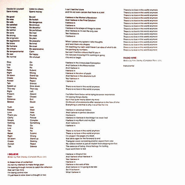 A Different Kind Of Tension | Mint (M) Mint (M)