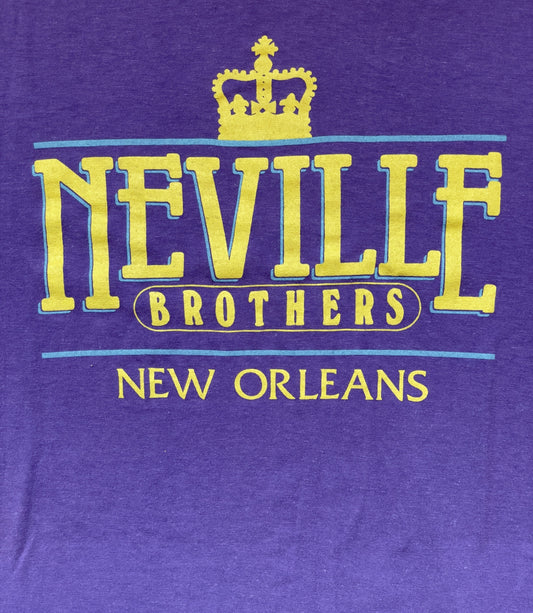 1989 New Orleans Mardi Gras Purple Shirt | Men's 50/50 L Short Sleeve T-Shirt |