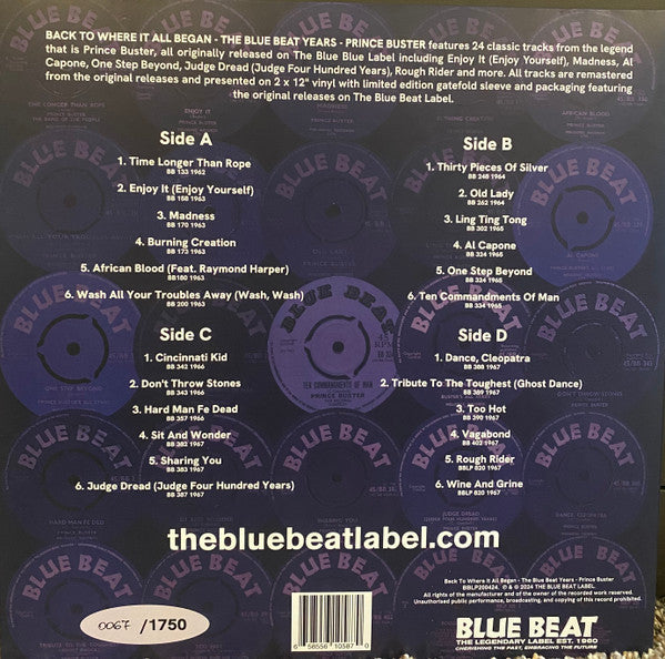Back To Where It All Began - The Blue Beat Years | Mint (M) Mint (M)