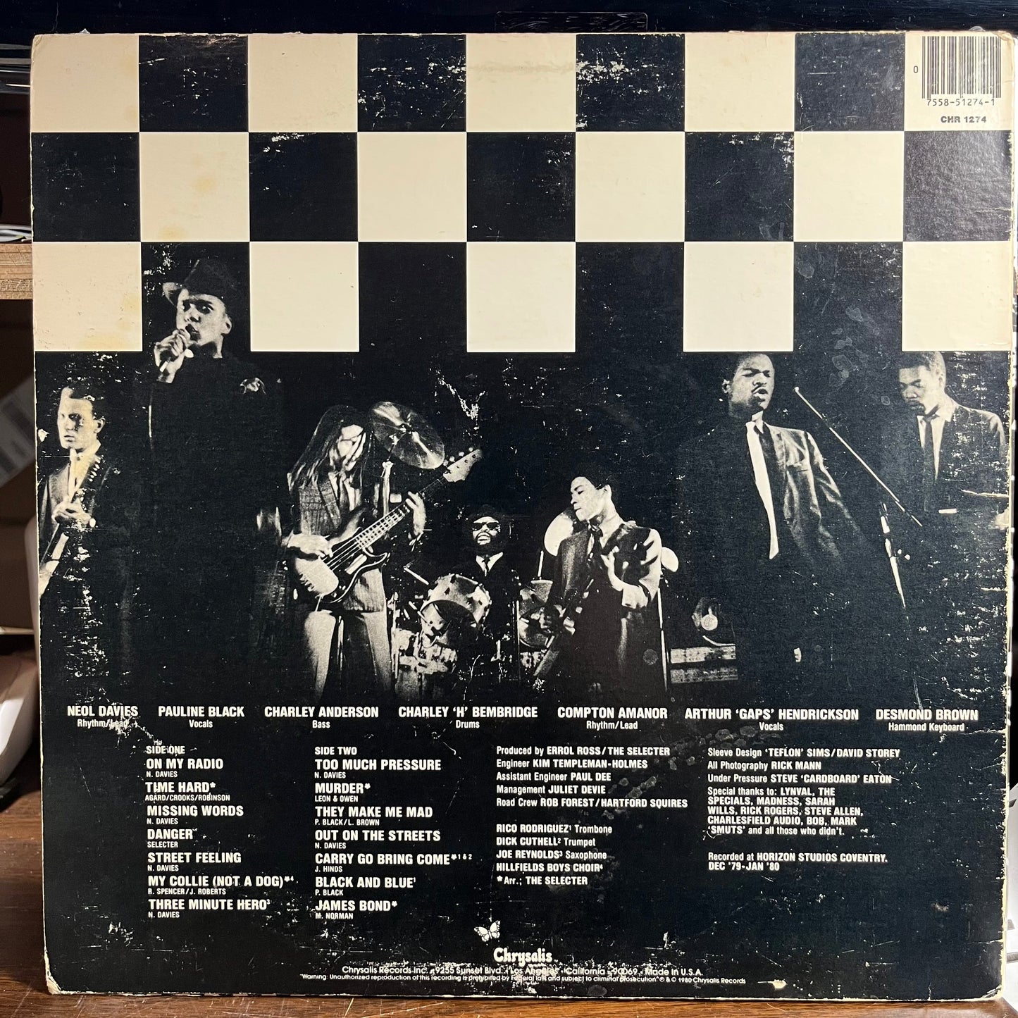 Too Much Pressure (VINYL) | Very Good (VG) Very Good Plus (VG+)