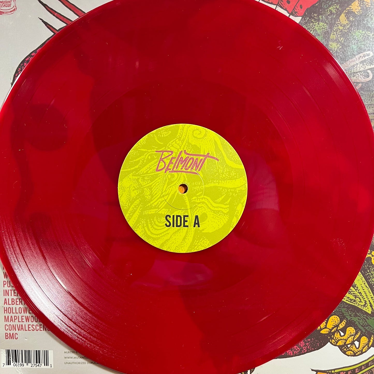 Belmont (SIGNED RED VINYL) | Very Good (VG) Excellent (EX)