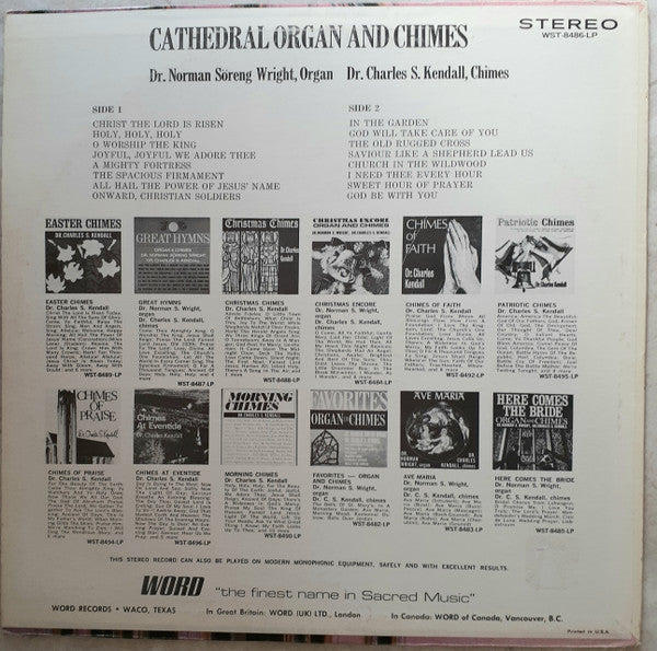 Cathedral Organ And Chimes | Mint (M) Near Mint (NM)