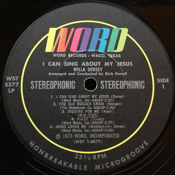 I Can Sing About My Jesus (VINYL) | Excellent+ (EX+) Near Mint (NM)