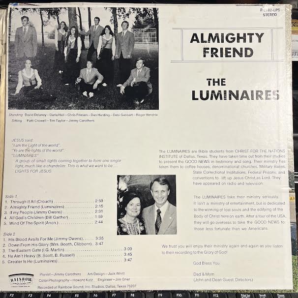 Almighty Friend (VINYL) | Excellent (EX) Very Good Plus (VG+)