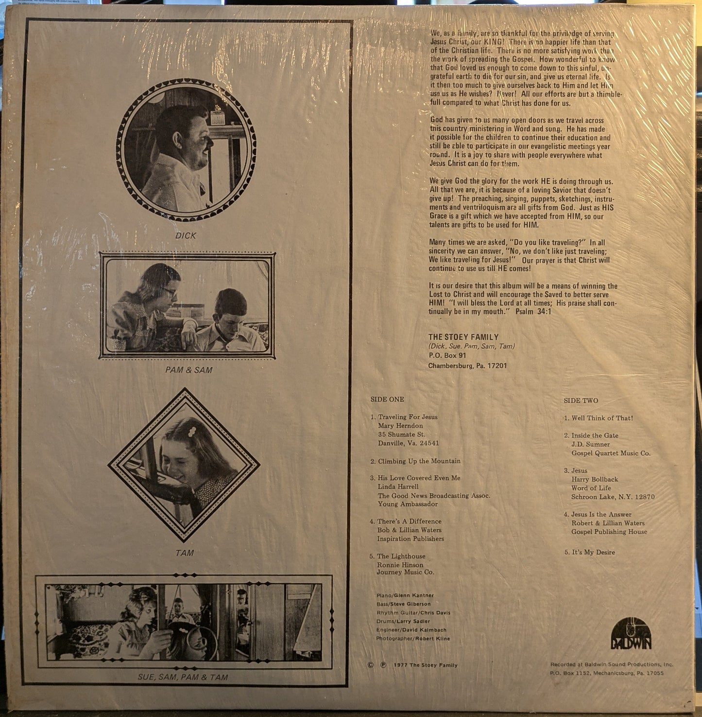 Traveling For Jesus (VINYL) | Near Mint (NM) Near Mint (NM)