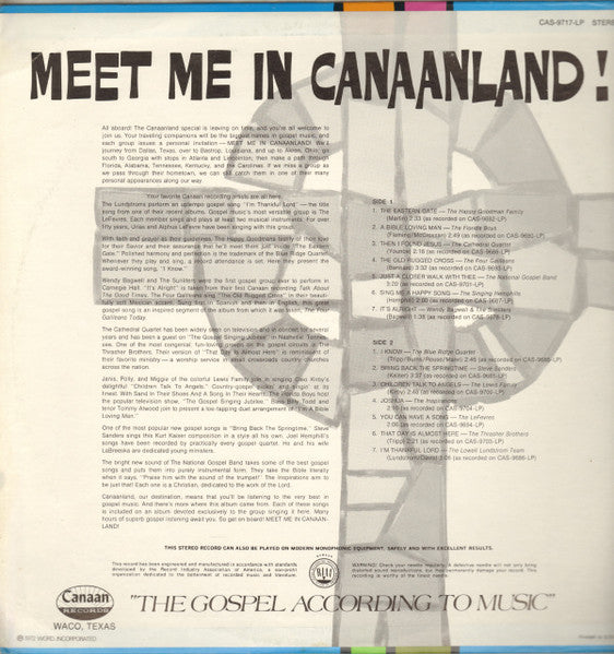 Meet Me In Canaanland! (VINYL) | Near Mint (NM) Near Mint (NM)