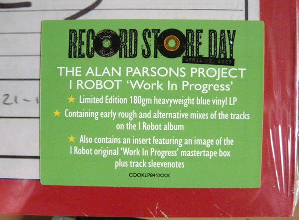 I Robot “Work In Progress” 2025 RSD | Mint (M) Mint (M)