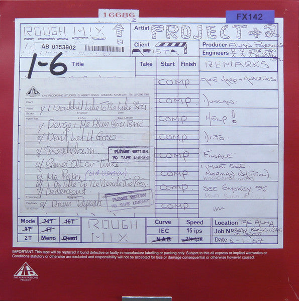 I Robot “Work In Progress” 2025 RSD | Mint (M) Mint (M)