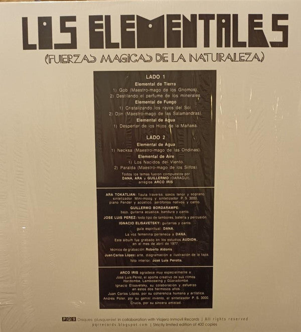Los Elementales (Fuerzas Mágicas De La Naturaleza) | Mint (M) Mint (M)