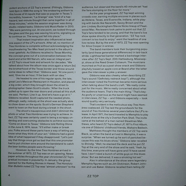 Tres Hombres | Mint (M) Mint (M)