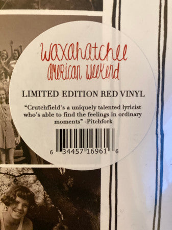 American Weekend (RED VINYL) | Mint (M) Mint (M)- X Vinyl Record