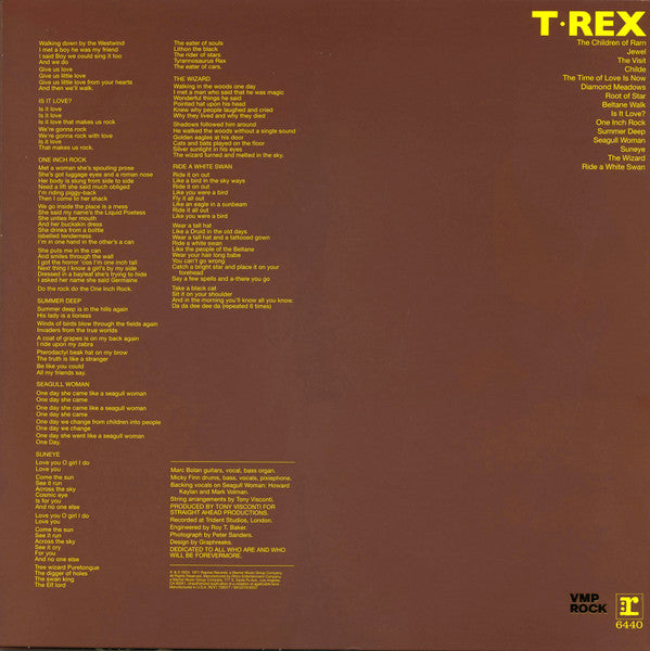 T. Rex (COLOR VINYL / VMP) | Mint (M) Mint (M)