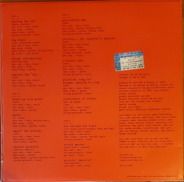 "Ring Spiel" Tour '95 (COLOR 2xVINYL) | Mint (M) Mint (M)