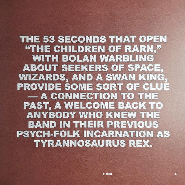 T. Rex (COLOR VINYL / VMP) | Mint (M) Mint (M)