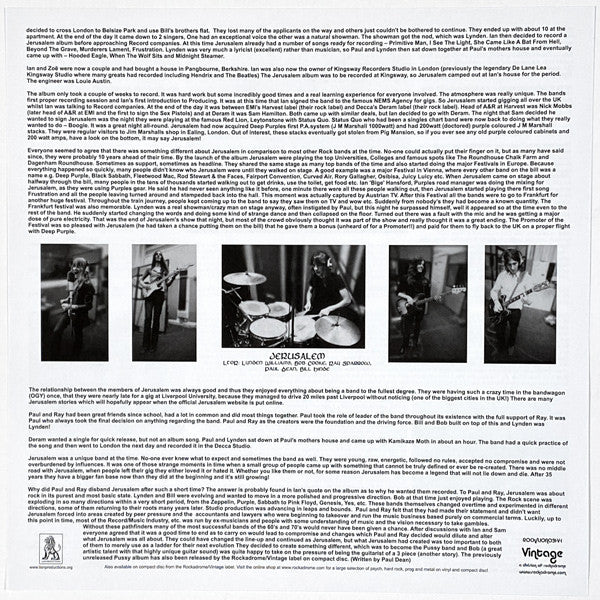 Jerusalem | Mint (M) Mint (M)