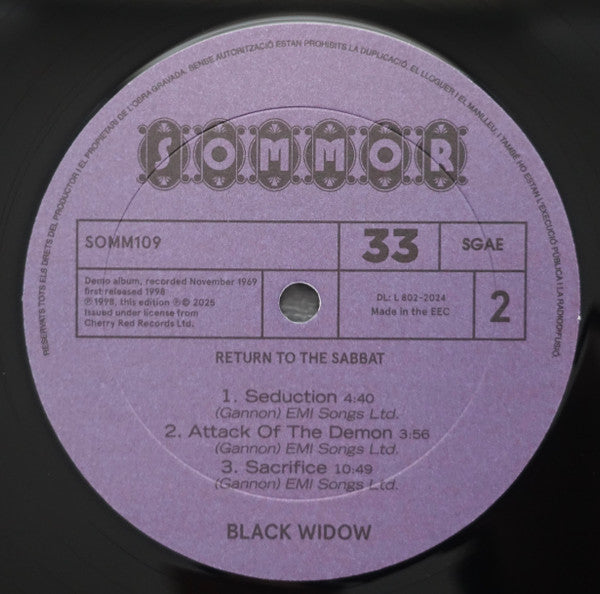 Return To The Sabbat (VINYL) | Mint (M) Mint (M)