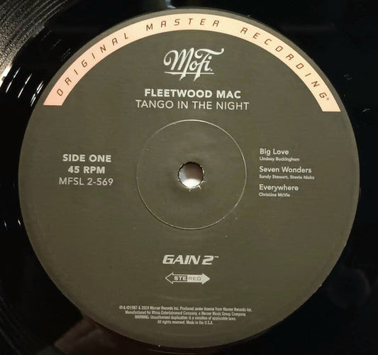 Tango In The Night (VINYL MFSL)(RECORD 1 ONLY) | Mint (M)