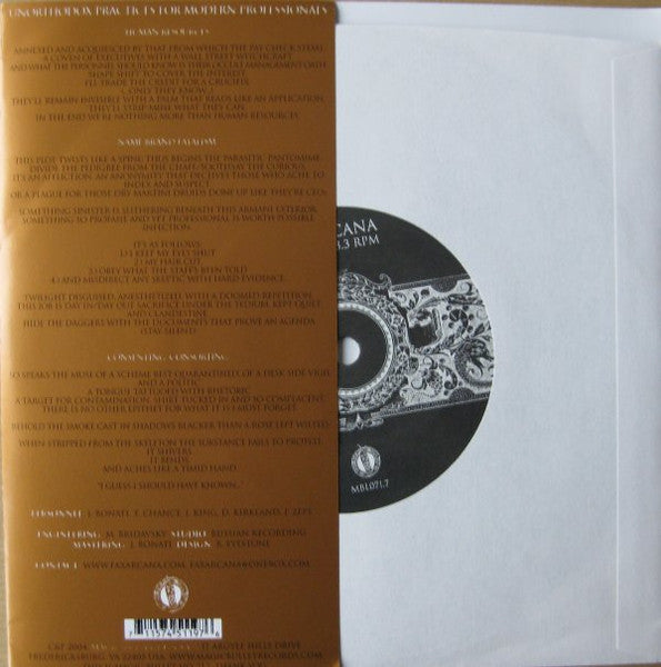 Unorthodox Practices For Modern Professionals (VINYL 7") | Mint (M) Near Mint (NM)