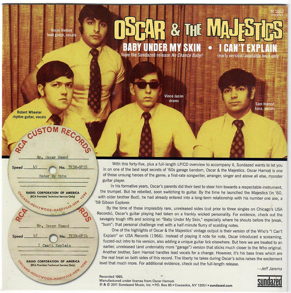 Baby Under My Skin / I Can't Explain (7" VINYL) | Mint (M) Mint (M)