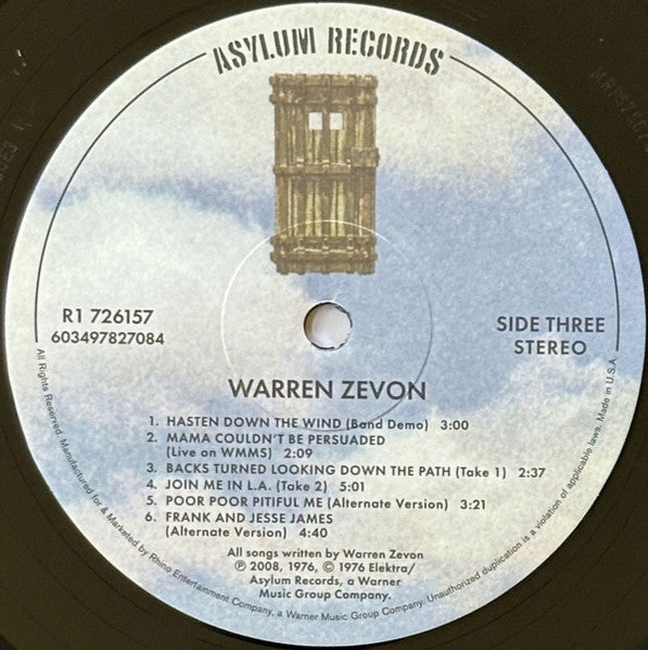 Warren Zevon (DELUXE EDITION) | Mint (M) Mint (M)