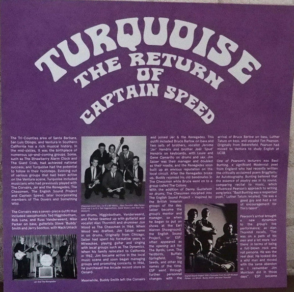 The Return Of Captain Speed (VINYL) | Mint (M) Mint (M)