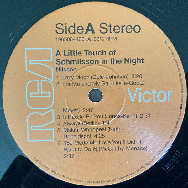 A Little Touch Of Schmilsson In The Night (VMP VINYL) | Mint (M) Mint (M)